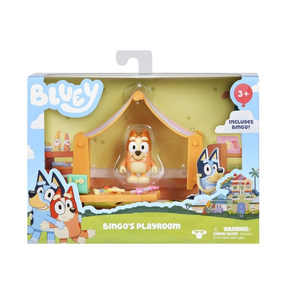 Bluey Bingo's Playroom Toy Set Canopy Computer Kiwi Rug Doctor Table NEW Sealed